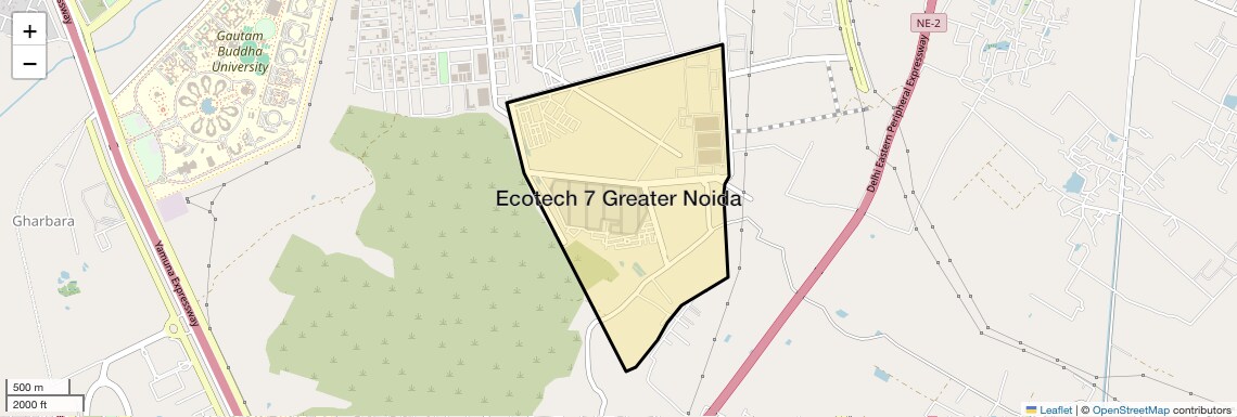 Location Map of Ecotech 7 Greater Noida, Greater Noida