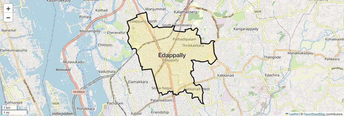 Edappally Map
