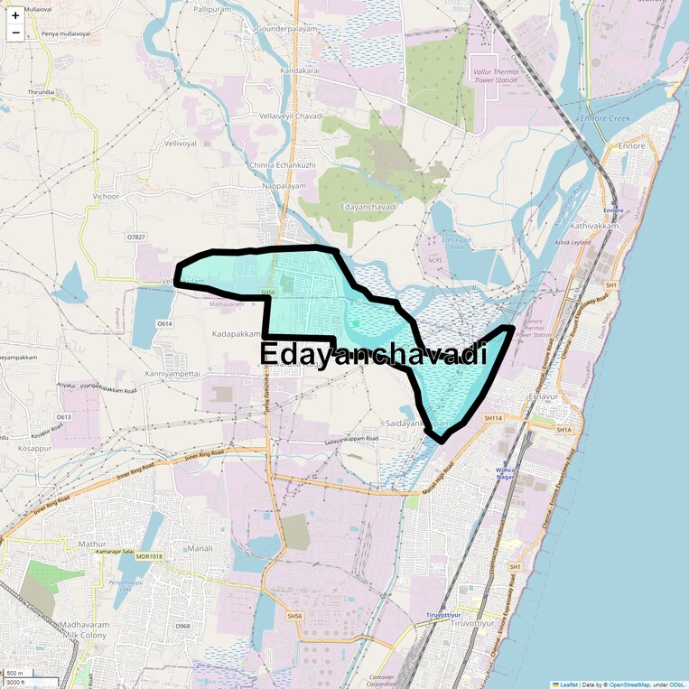 Location Map of Edayanchavadi