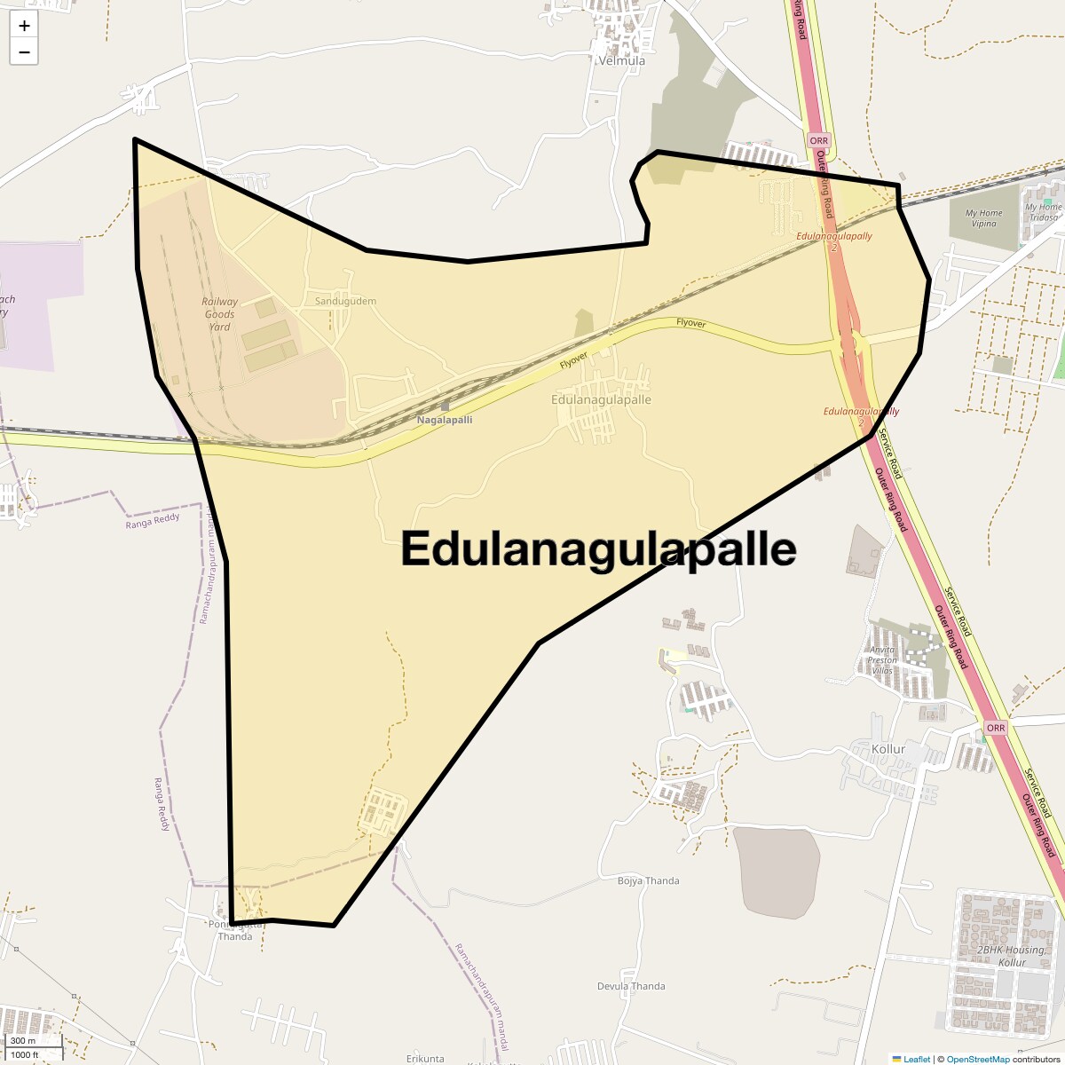 Edulanagulapalle Map