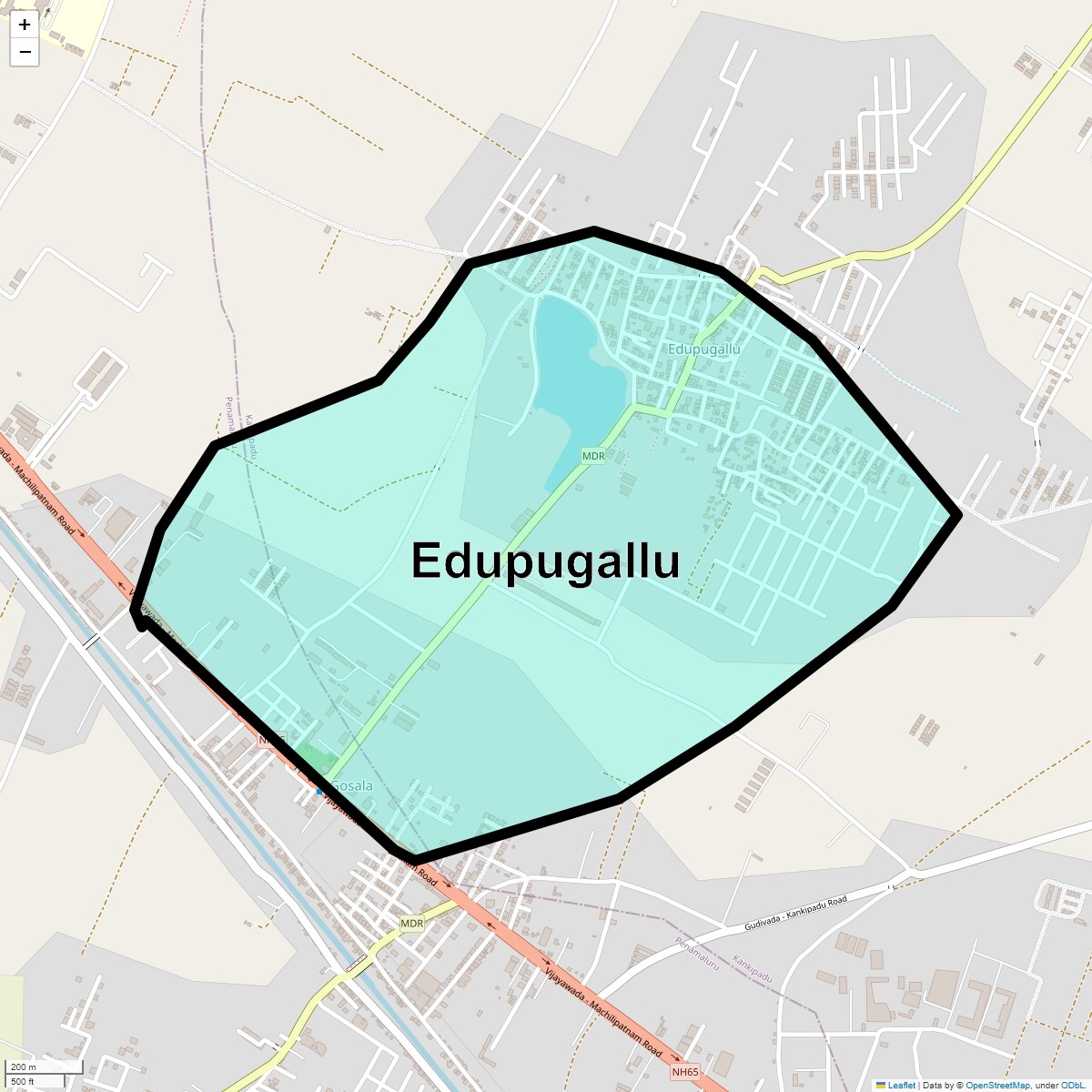 Edupugallu Map