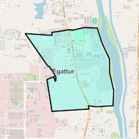 Egattur Map