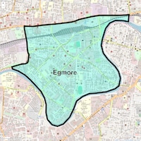 Egmore Map