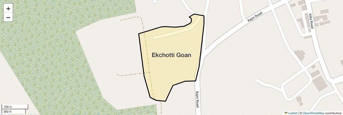Location Map of Ekchotti Goan, Palghar