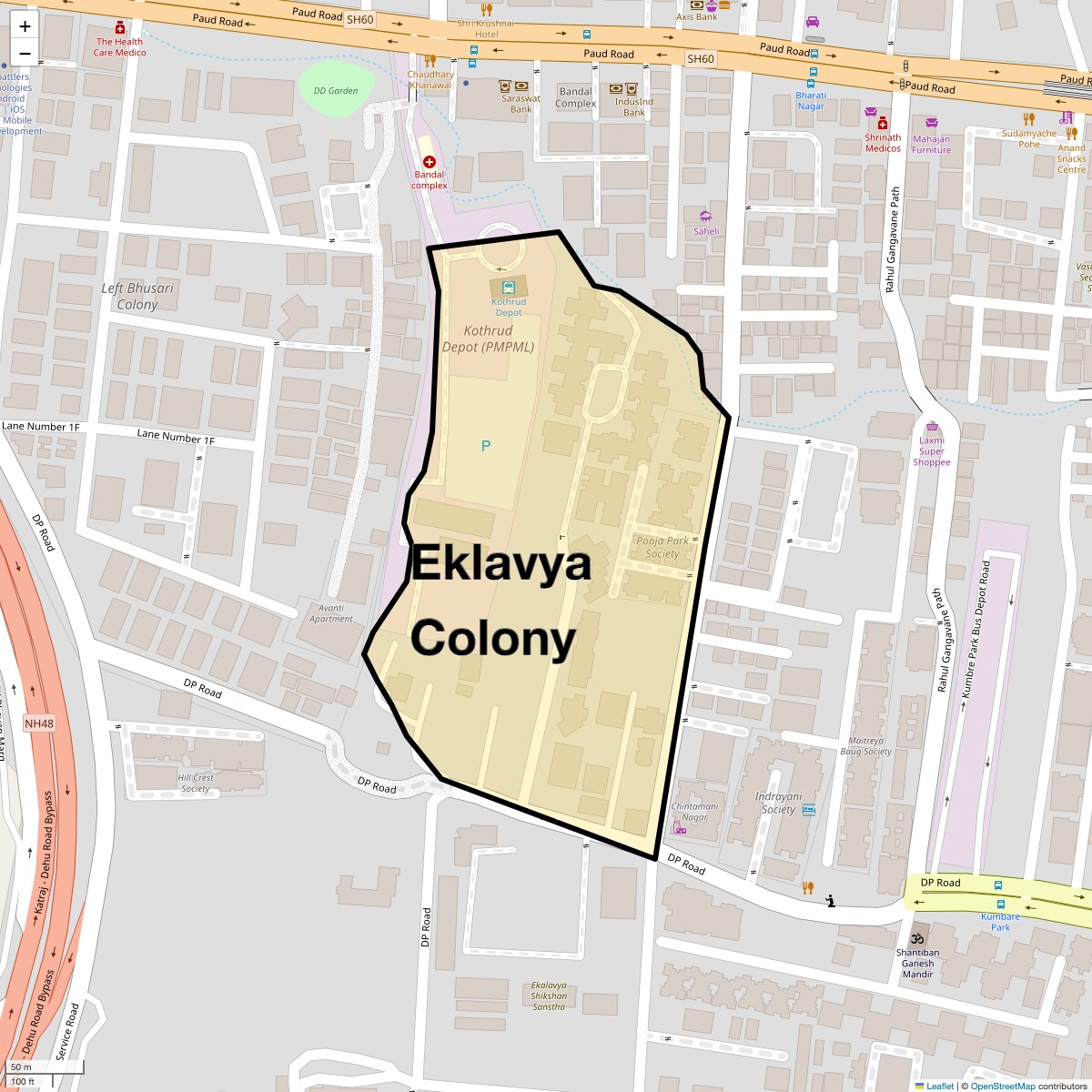 Check Time Travel of Eklavya Colony, Pune