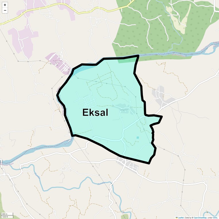 Location Map of Eksal