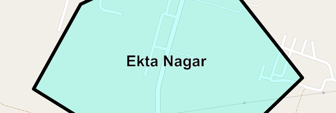 Location Map of Ekta Nagar, Jaipur