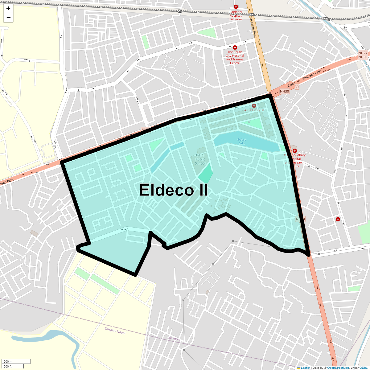 South City, Lucknow Map, Photos and Videos, Property Rates, Ratings