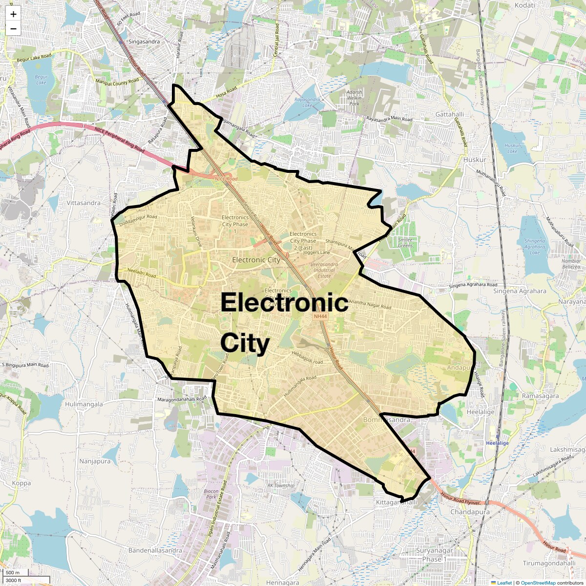 Check Time Travel of Electronic City, Bangalore