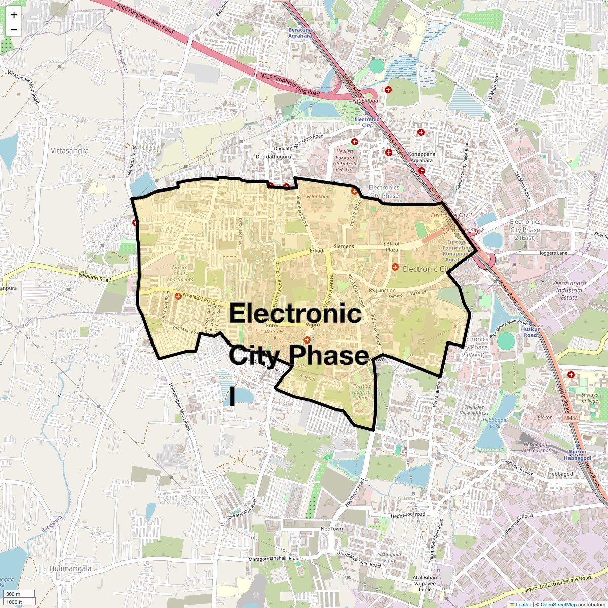 Check Time Travel of Electronic City Phase I, Bangalore