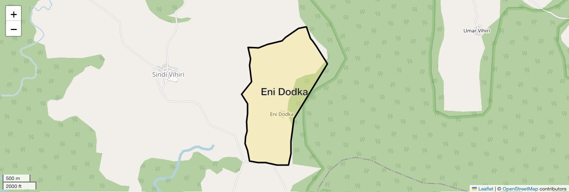 Location Map of Eni Dodka, Nagpur