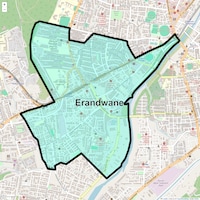 Erandwane Map