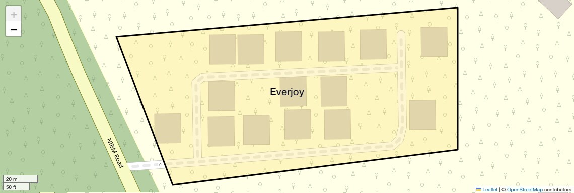 Location Map of Everjoy, Pune