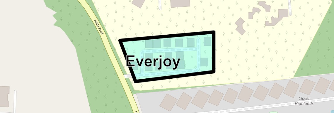 Location Map of Everjoy, Pune