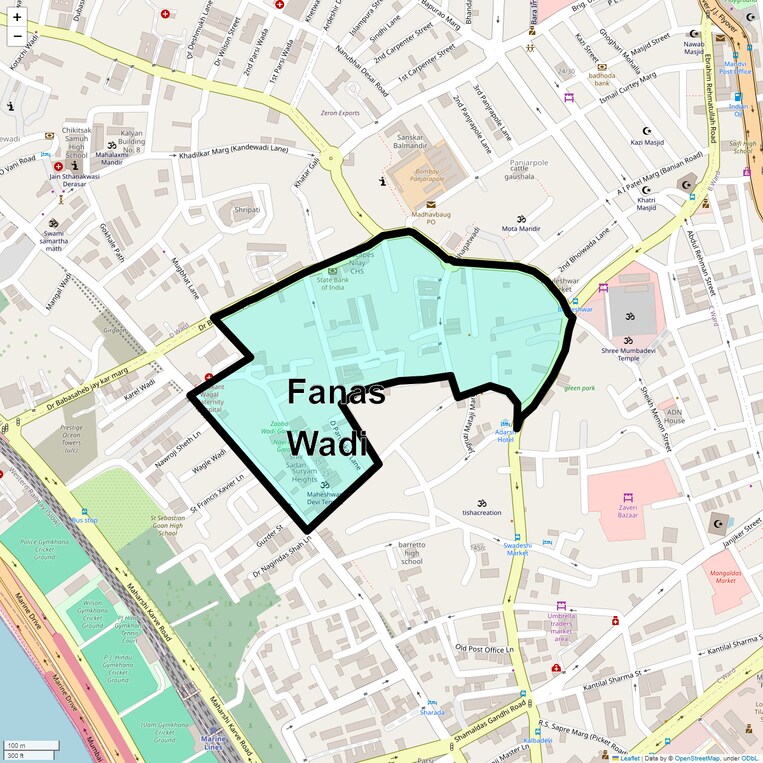 Location Map of Fanas Wadi