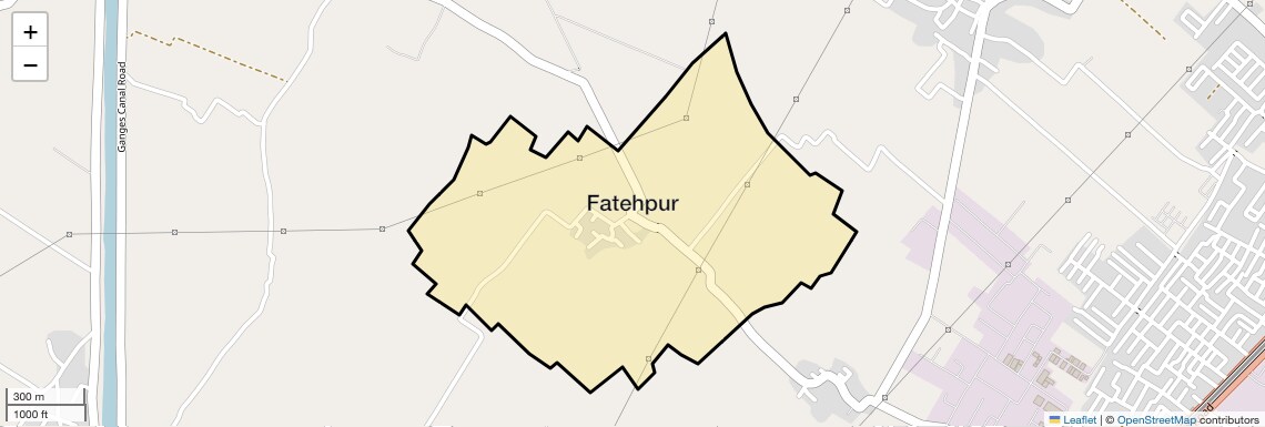 Location Map of Fatehpur, Ghaziabad