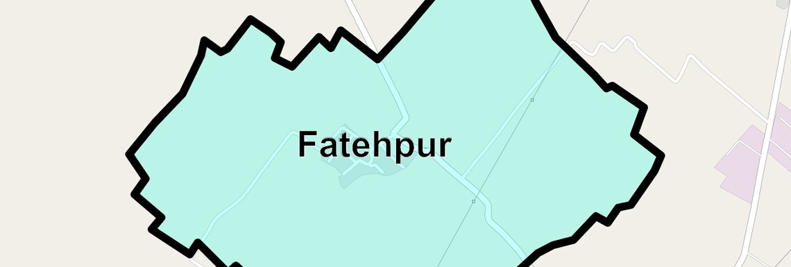 Location Map of Fatehpur, Ghaziabad