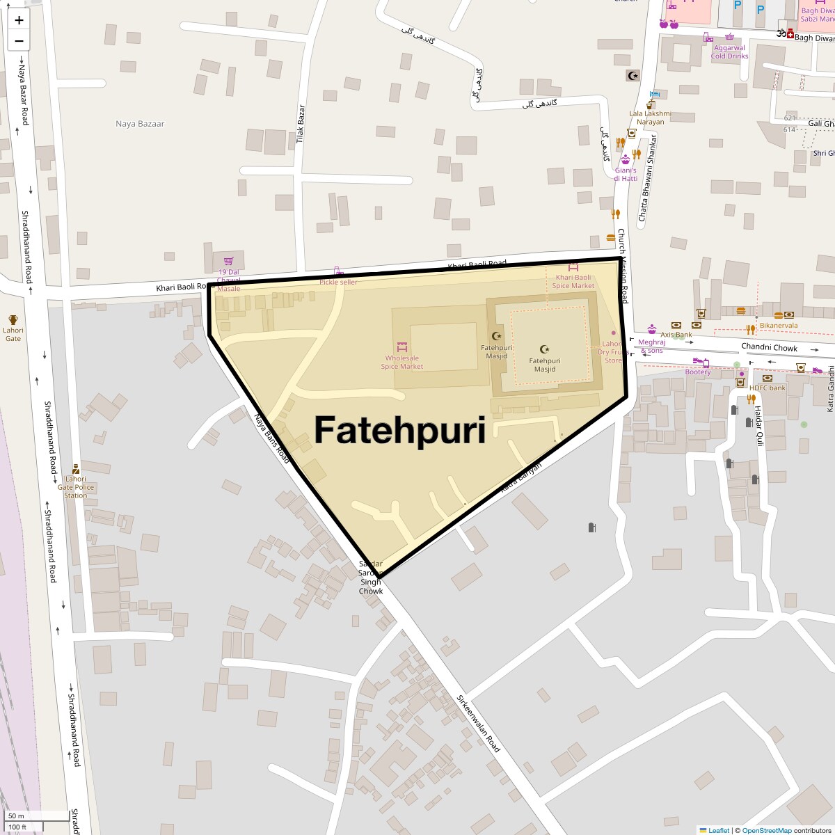 Check Time Travel of Fatehpuri, Delhi