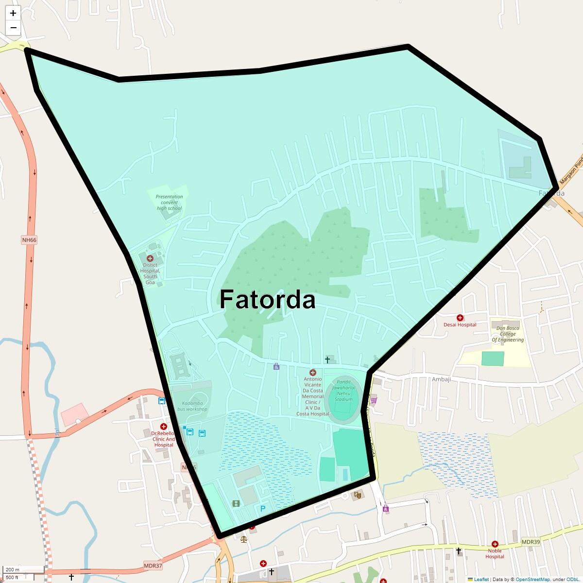 Fatorda Map