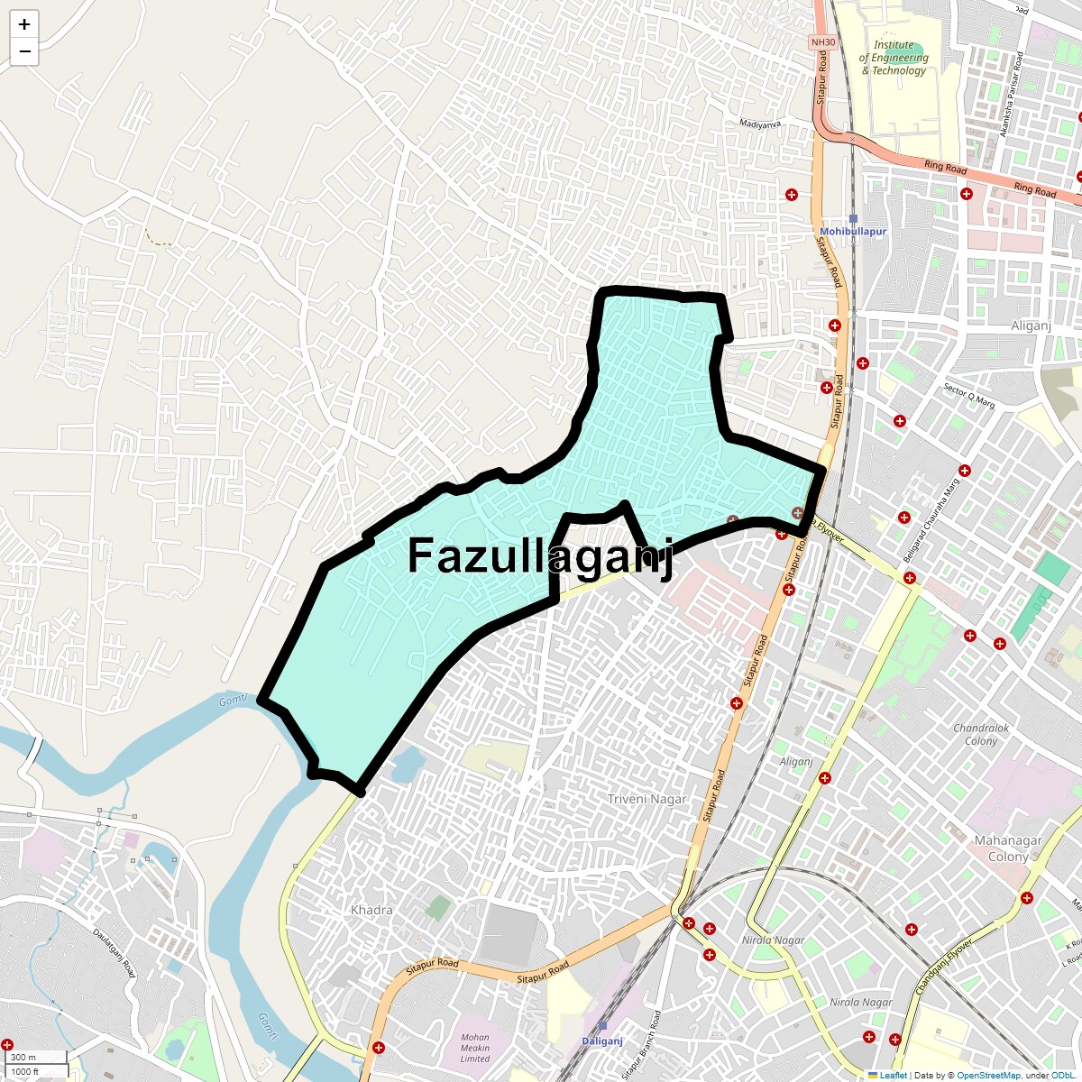 Fazullaganj Map