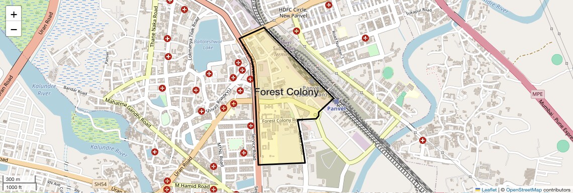 Forest Colony Map