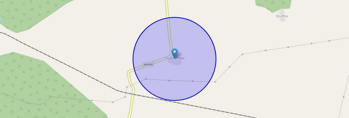 Location Map of Fukeshwar, Nagpur
