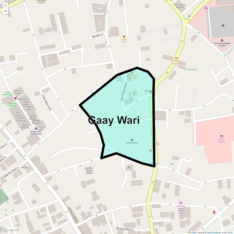 Location Map of Gaay Wari