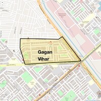 Gagan Vihar Map