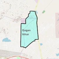 Gagan Vihar Map