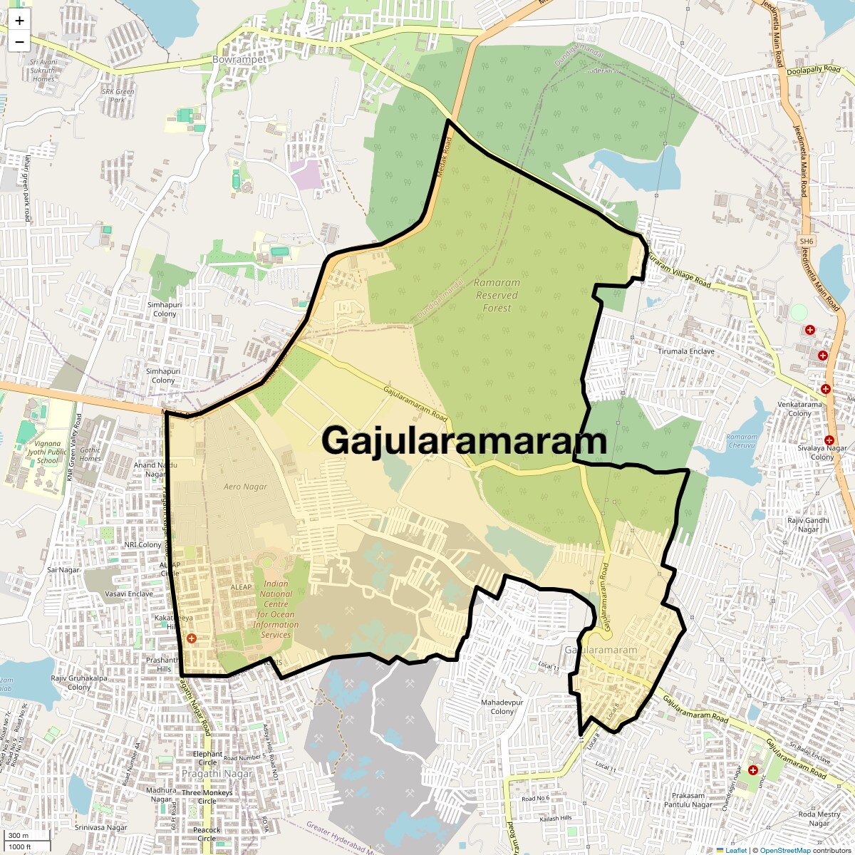 Check Time Travel of Gajularamaram, Hyderabad