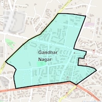 Gandhar Nagar Map