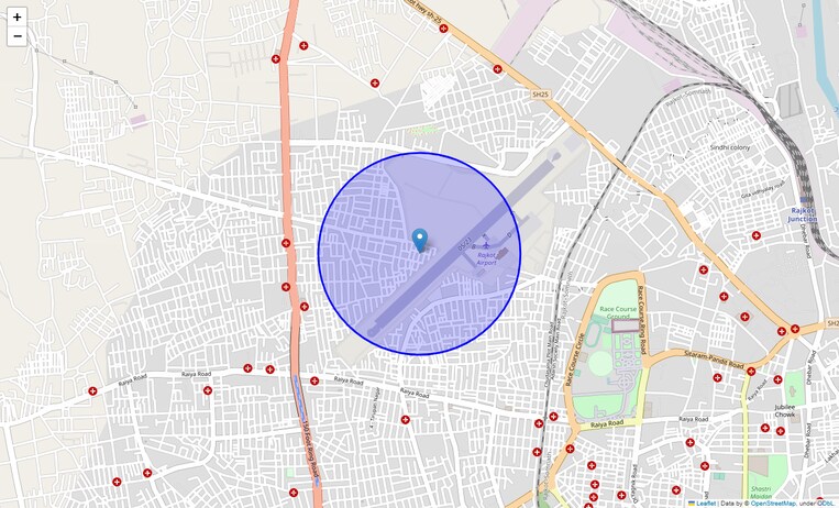 Location Map of Gandhigram