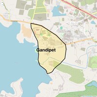 Gandipet Map
