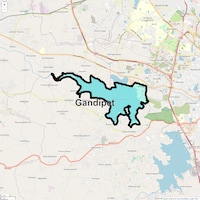 Gandipet Map