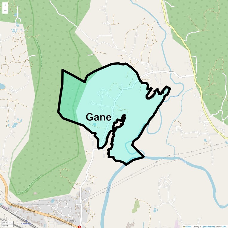 Location Map of Gane