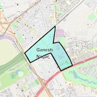 Ganesh Nagar Map