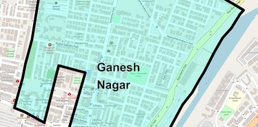 Location Map of Ganesh Nagar, Pune