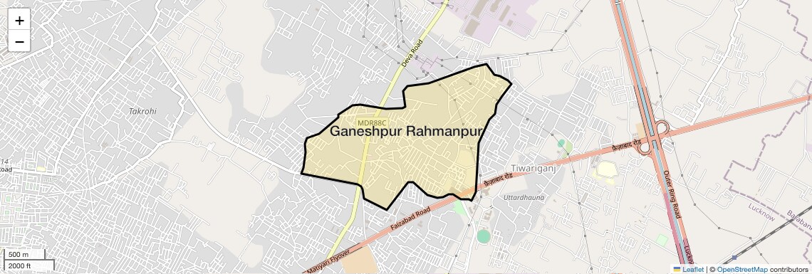 Check Time Travel of Ganeshpur Rahmanpur, Lucknow