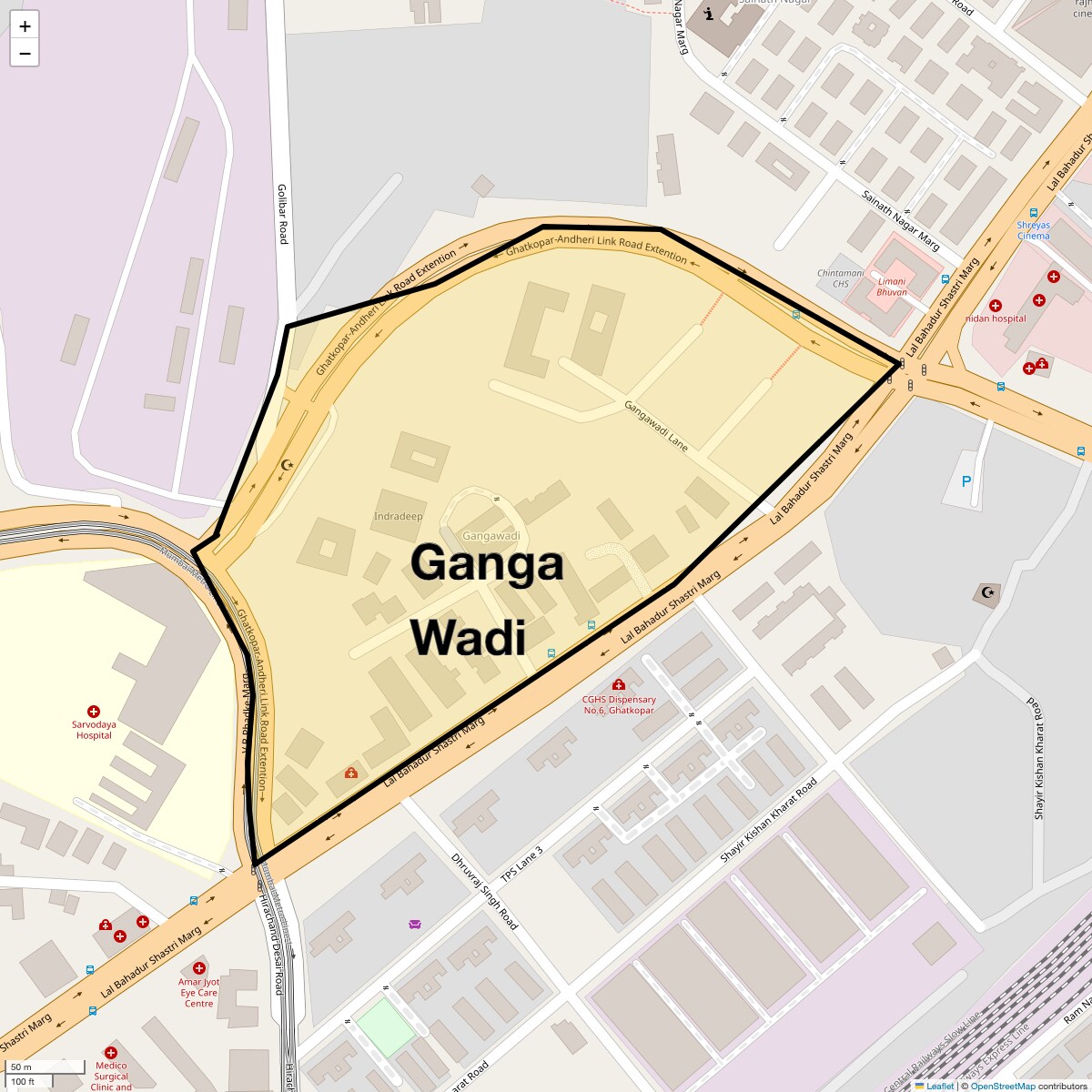 Ganga Wadi Map