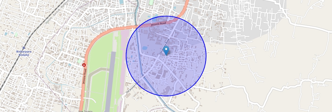 Location Map of Ganganagar, Kolkata