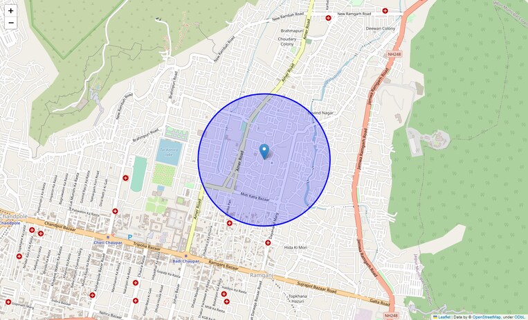 Location Map of Gangapoi Chaukari