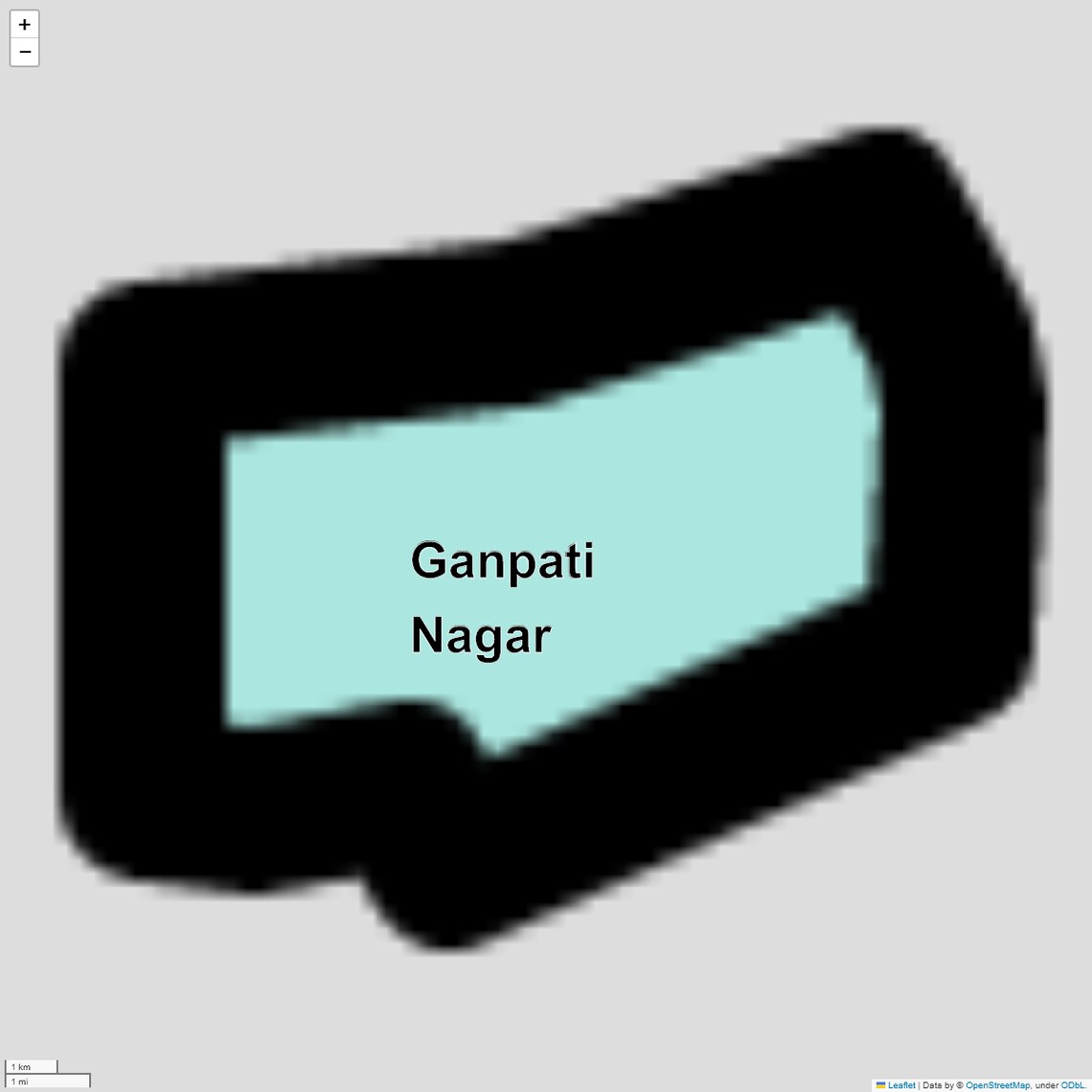 Location Map of Ganpati Nagar, Jaipur