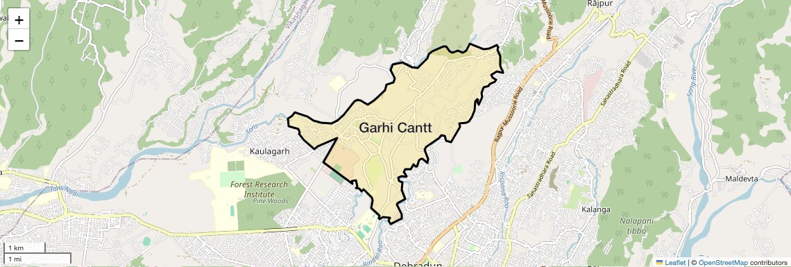 Garhi Cantt Map