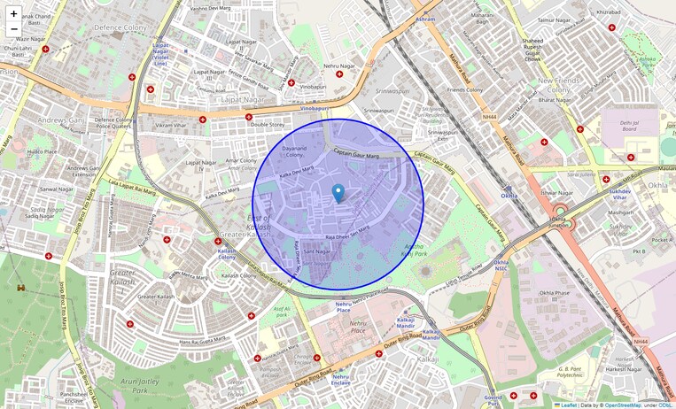 Location Map of Garhi