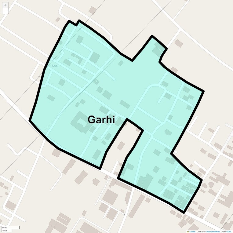 Location Map of Garhi