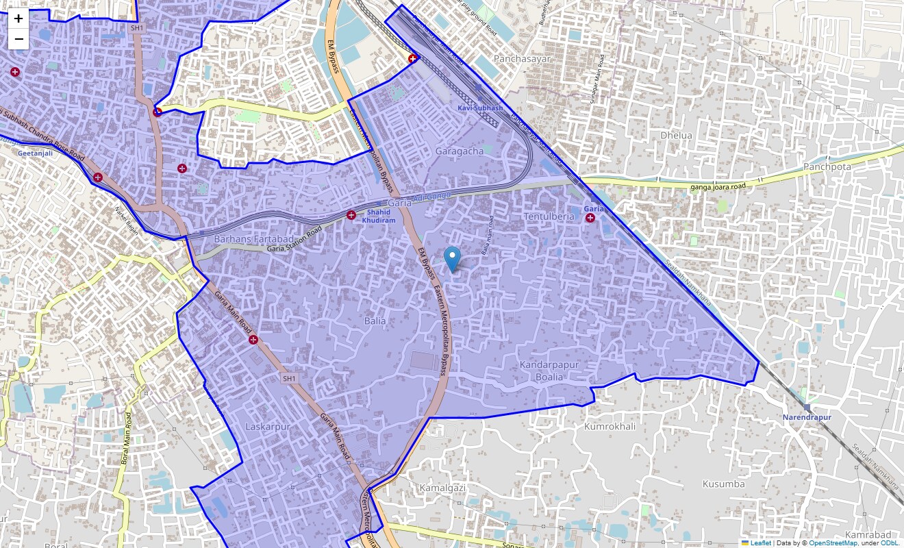 Check Time Travel of Garia, Kolkata