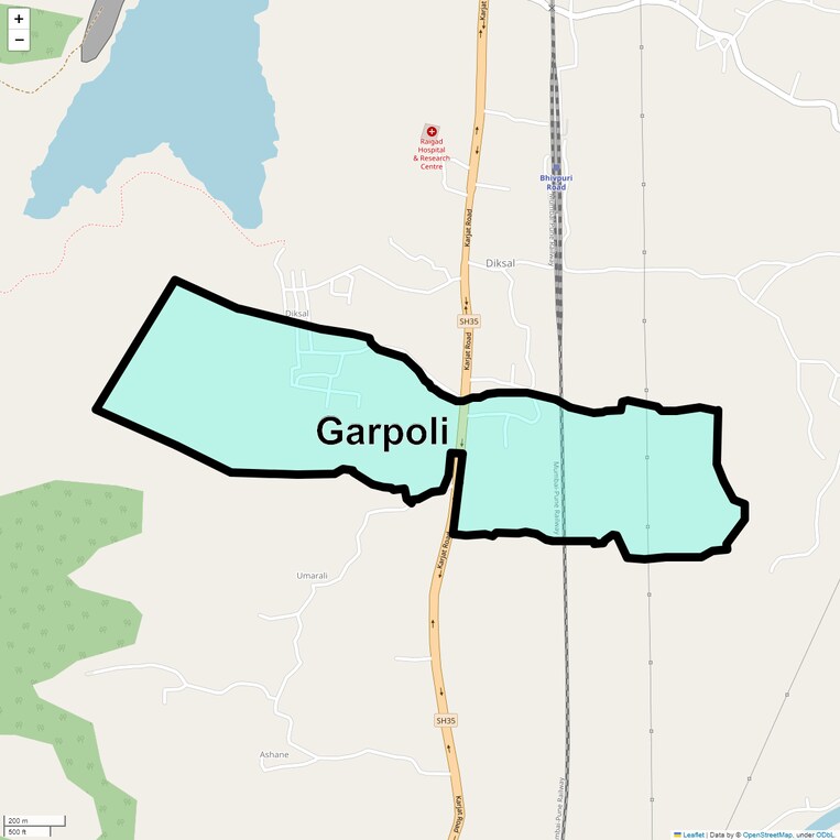 Location Map of Garpoli