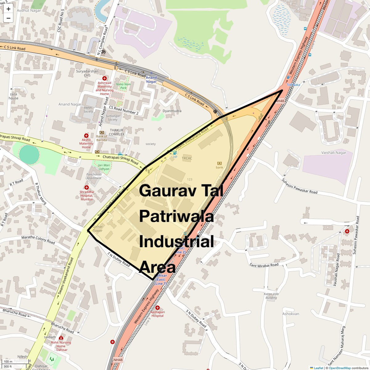 Check Time Travel of Gaurav Tal Patriwala Industrial Area, Mumbai