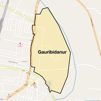 Gauribidanur Map