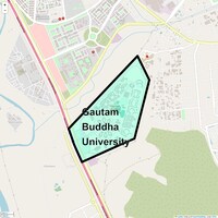 Gautam Buddha University Map